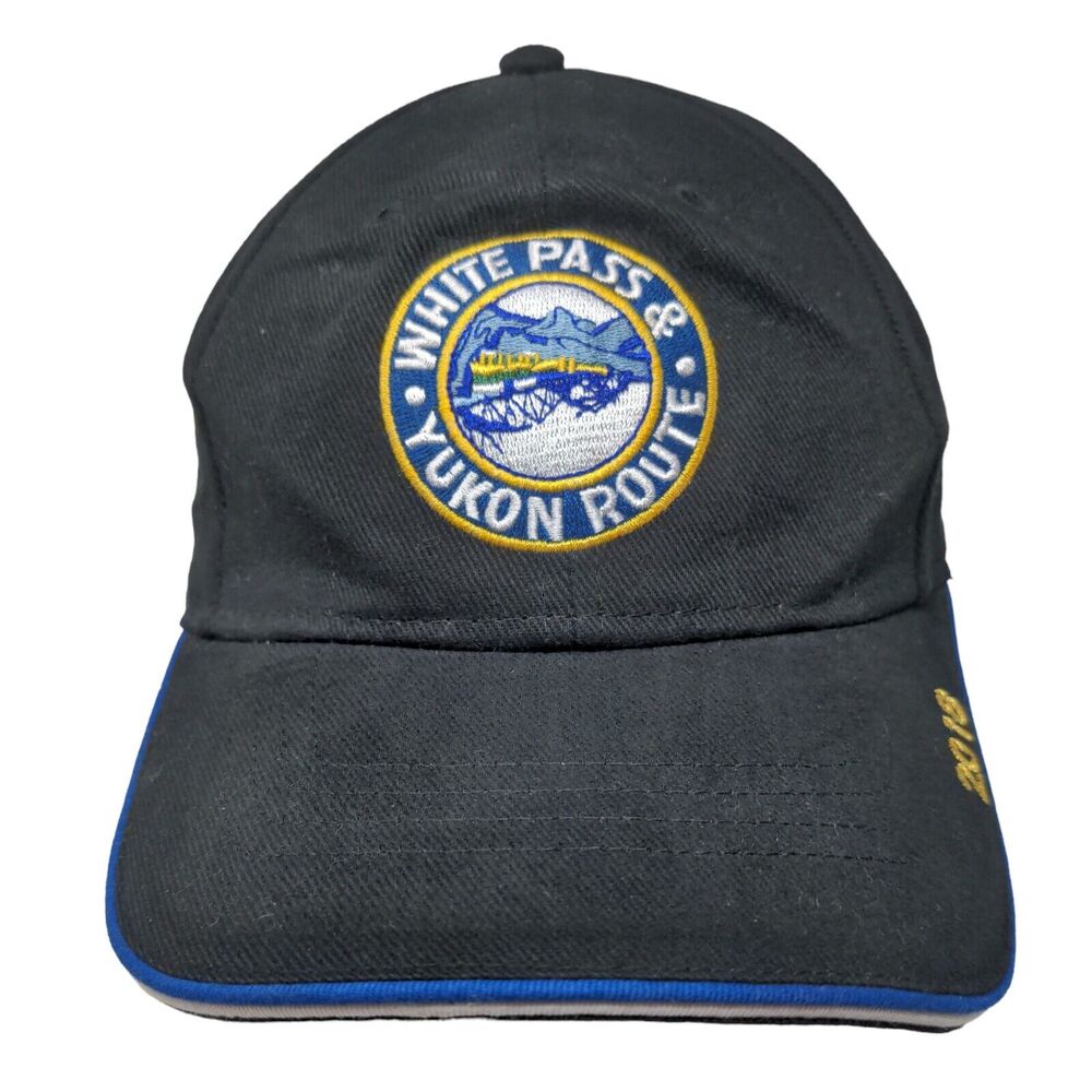 White Pass & Yukon Route Skagway Alaska 2018 Strapback Hat Black OSFM